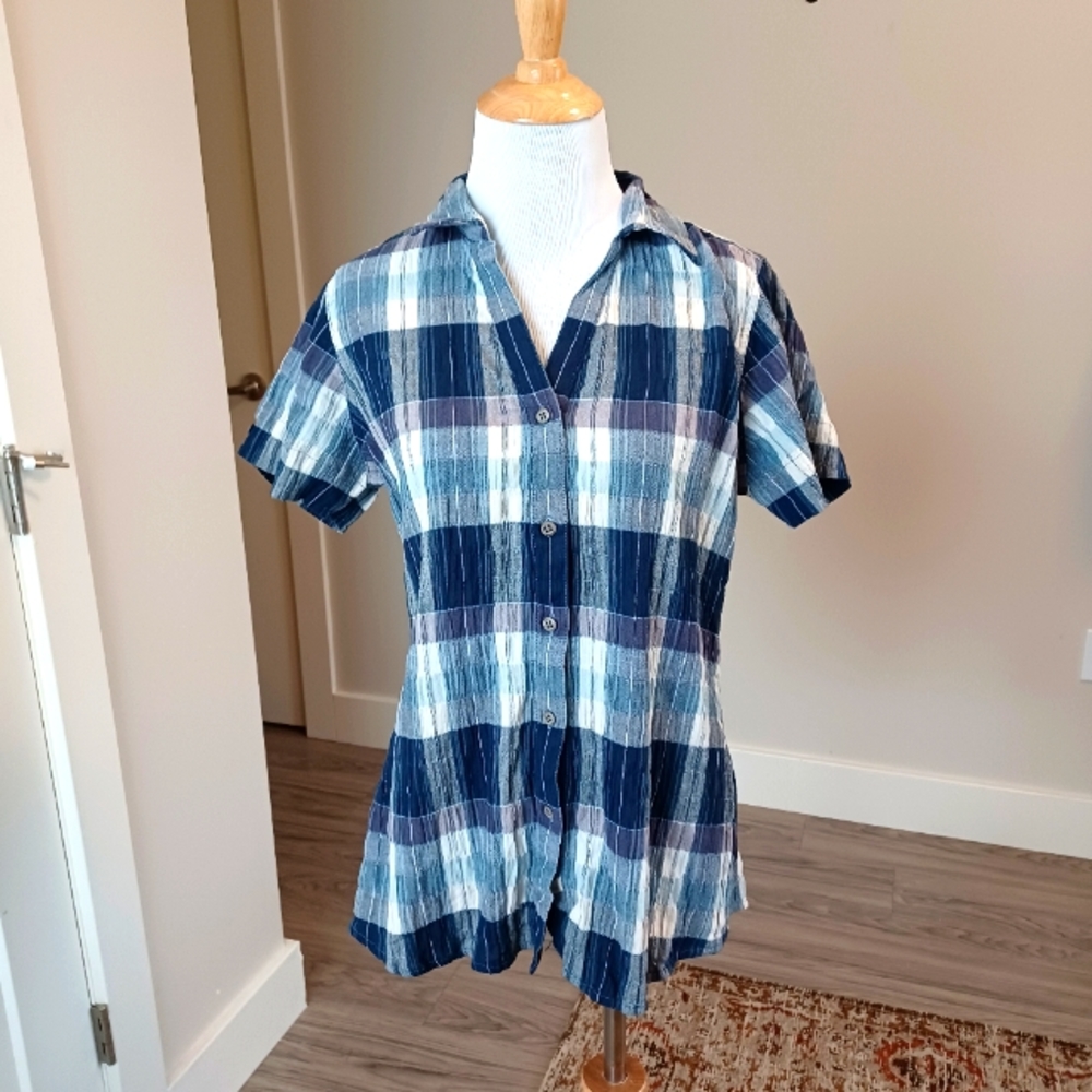 Woolrich Oragnic Cotton Plaid Top